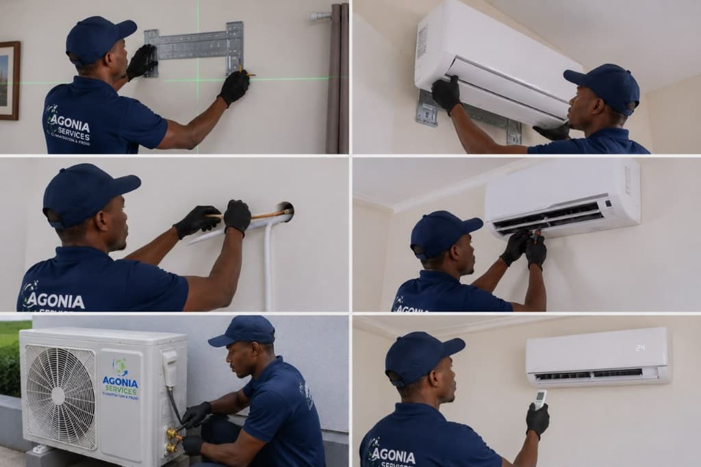 Montage et entretien de climatiseurs splits — AGONIA